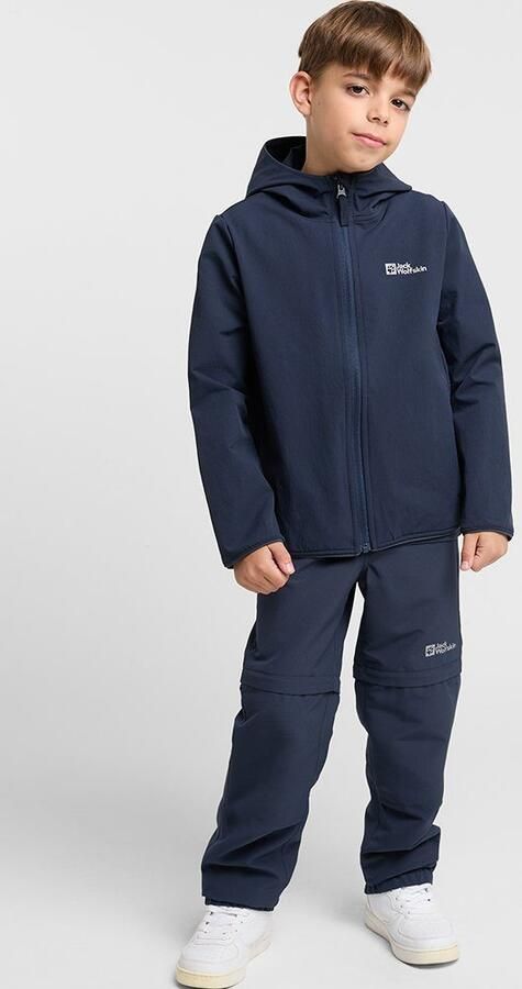 Jack Wolfskin Solyd Jacket Kids Softshelljack kids 104 blue night blue - Foto 3