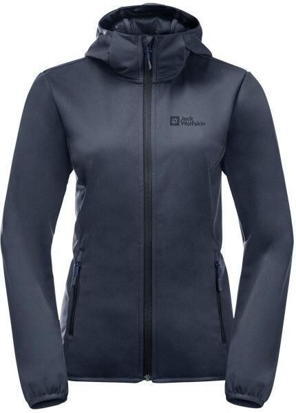 Jack Wolfskin Windhain Hoody Women Jack voor- en najaar Dames XXL blue night blue - Foto 4