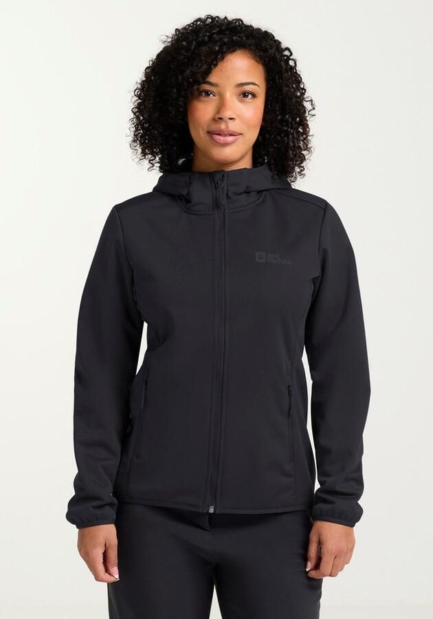 Jack Wolfskin Windhain Hoody Women Jack voor- en najaar Dames XXXL black - Foto 6