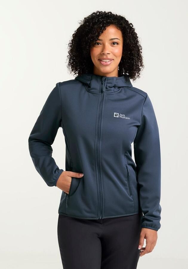 Jack Wolfskin Windhain Hoody Women Jack voor- en najaar Dames XXL midnight sky midnight sky - Foto 8