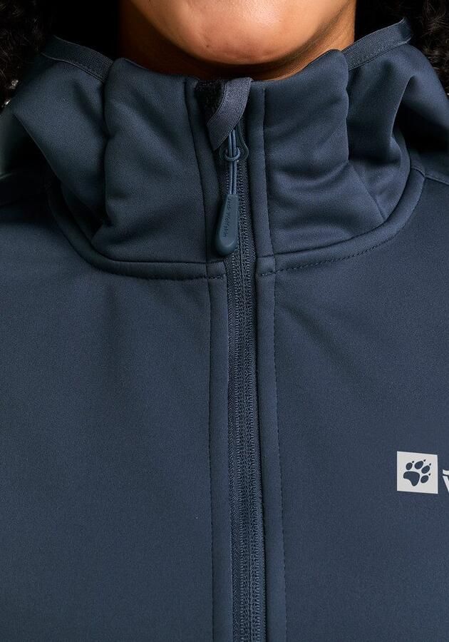 Jack Wolfskin Windhain Hoody Women Jack voor- en najaar Dames XXL midnight sky midnight sky - Foto 4