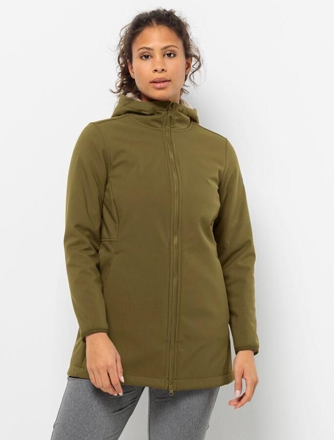 Jack Wolfskin Windland Coat Women Softshelljas Dames XXL cottage - Foto 7