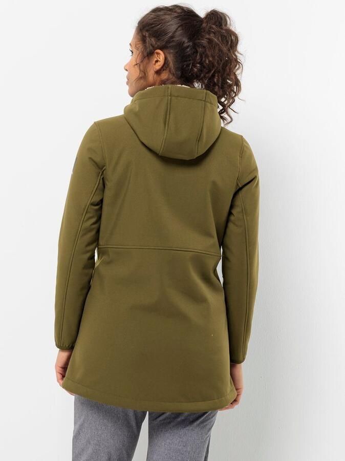 Jack Wolfskin Windland Coat Women Softshelljas Dames XXL cottage