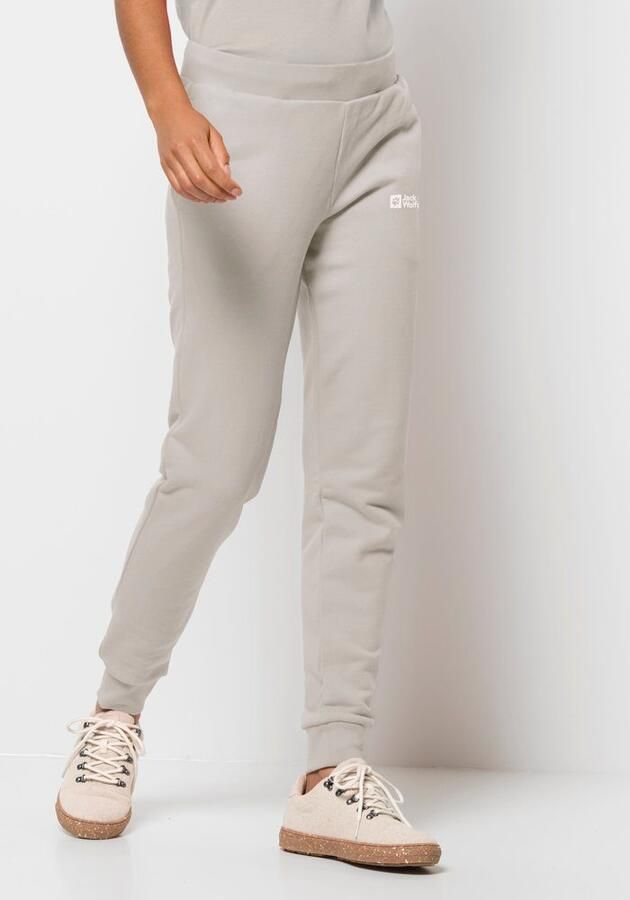 Jack Wolfskin Essential Sweat Pants Women Joggingbroek van biologisch katoen Dames XXL winter pearl winter pearl - Foto 5
