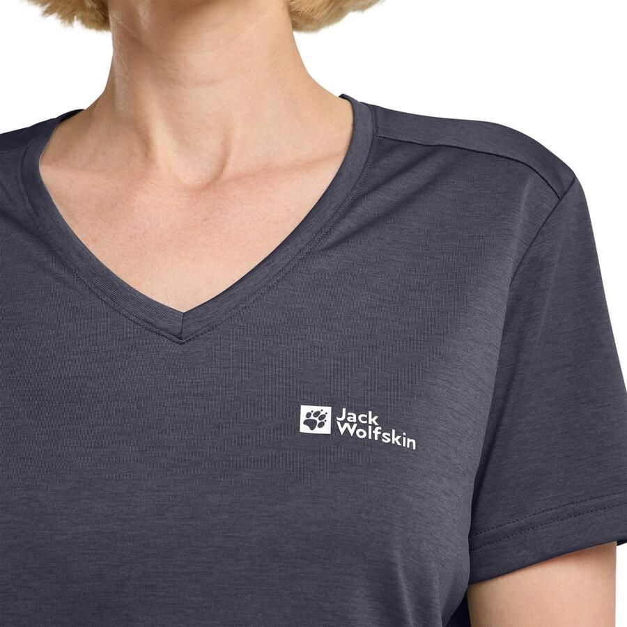 Jack Wolfskin Crosstrail T-Shirt Women Functioneel shirt Dames 2XL graphite cool grey Graphite Cool Grey - Foto 2