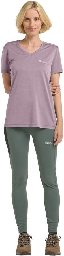Jack Wolfskin Crosstrail T-Shirt Women Functioneel shirt Dames 2XL wild blossom wild blossom - Foto 3