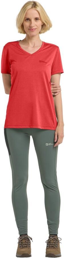 Jack Wolfskin Crosstrail T-Shirt Women Functioneel shirt Dames XXL vibrant red Vibrant Red - Foto 4