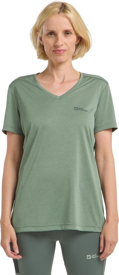 Jack Wolfskin Crosstrail T-Shirt Women Functioneel shirt Dames 2XL eucalyptus - Foto 5