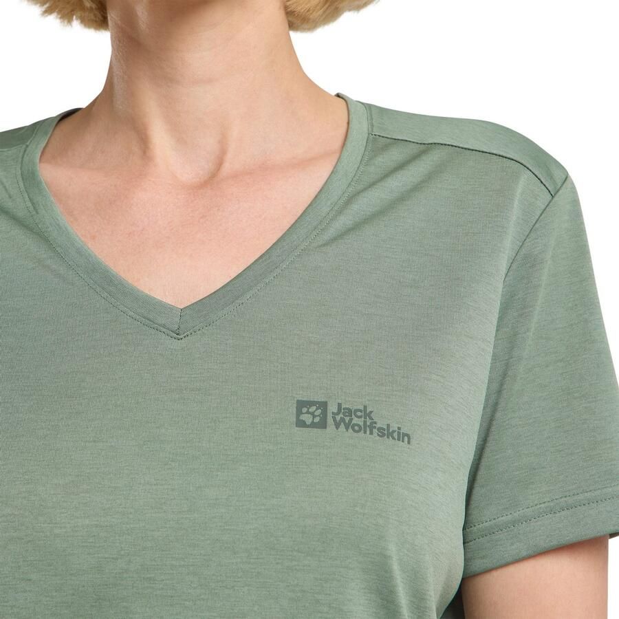 Jack Wolfskin Crosstrail T-Shirt Women Functioneel shirt Dames 2XL eucalyptus - Foto 2