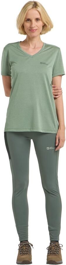 Jack Wolfskin Crosstrail T-Shirt Women Functioneel shirt Dames 2XL eucalyptus - Foto 4