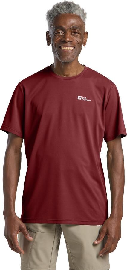 Jack Wolfskin Delgami S|S Men Functioneel shirt Heren 2XL deep ruby Deep Ruby - Foto 5