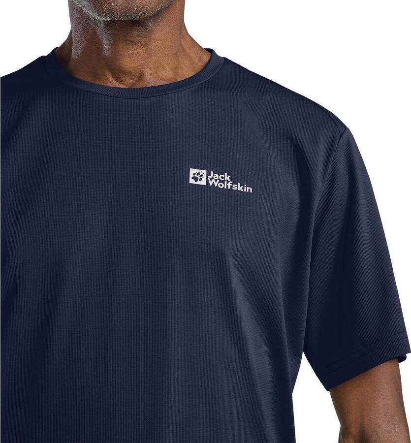 Jack Wolfskin Delgami S|S Men Functioneel shirt Heren XXXL blue night blue