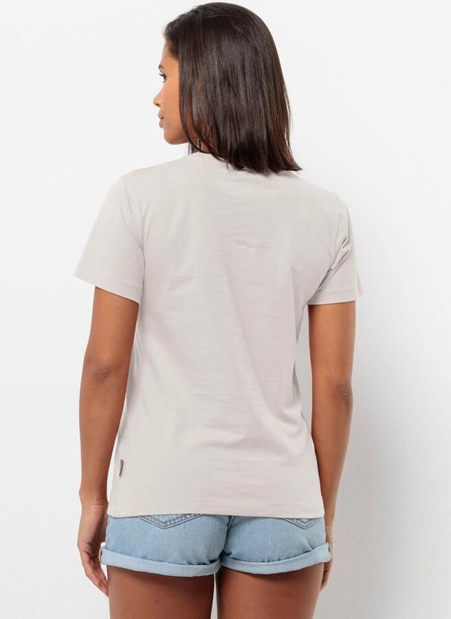 Jack Wolfskin Discover Heart T-Shirt Women T-shirt van biologisch katoen Dames XXL sea shell Sea Shell - Foto 2