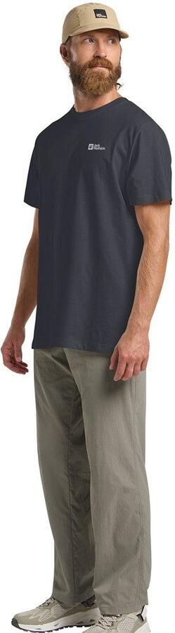 Jack Wolfskin Essential T-Shirt Men T-shirt van biologisch katoen Heren XXXL dark navy grey dark navy grey - Foto 6