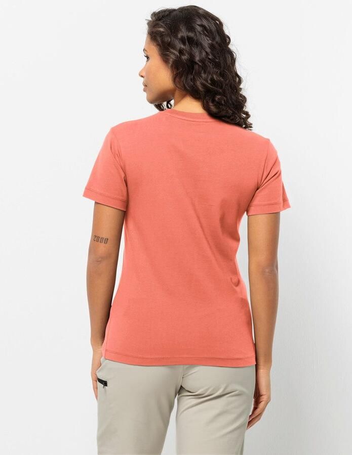 Jack Wolfskin Essential T-Shirt Women T-shirt van biologisch katoen Dames 2XL warm amber warm amber - Foto 2