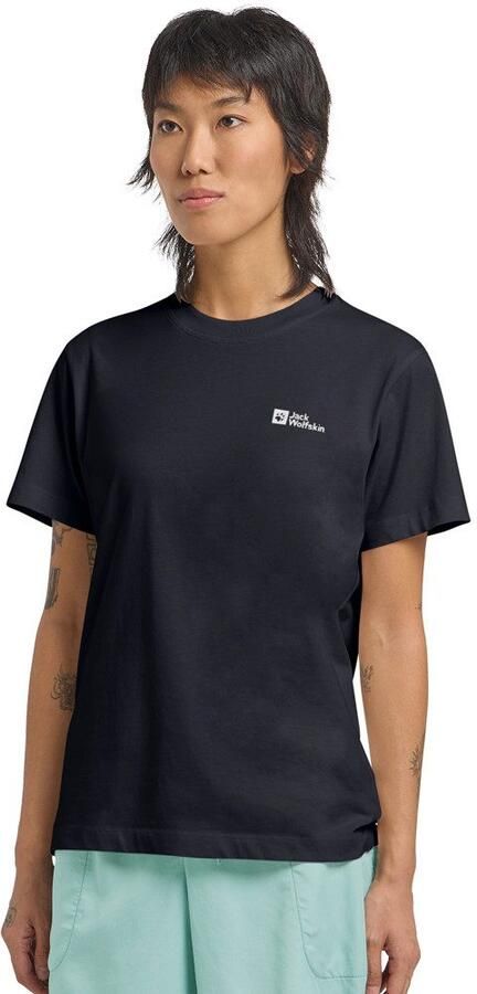 Jack Wolfskin Essential T-Shirt Women T-shirt van biologisch katoen Dames XXL dark navy dark navy - Foto 5
