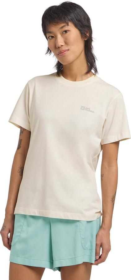 Jack Wolfskin Essential T-Shirt Women T-shirt van biologisch katoen Dames XXL cotton white cotton white - Foto 13
