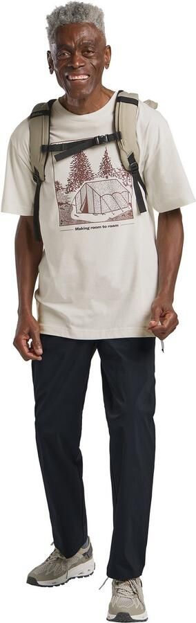 Jack Wolfskin Freeroamer T-Shirt Men T-shirt van biologisch katoen XXL tent cotton white TENT cotton white - Foto 9
