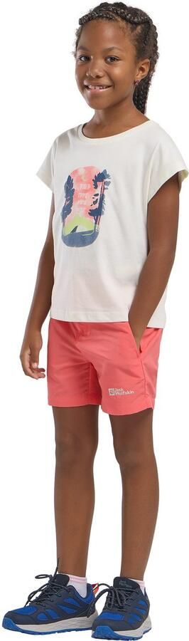 Jack Wolfskin Graphic T-Shirt T-shirt van biologisch katoen Kinderen 104 print cotton white PRINT cotton white - Foto 2