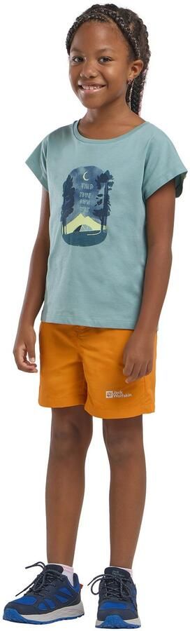 Jack Wolfskin Graphic T-Shirt T-shirt van biologisch katoen Kinderen 104 print soft jade PRINT soft jade - Foto 6