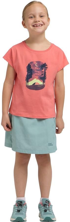 Jack Wolfskin Graphic T-Shirt T-shirt van biologisch katoen Kinderen 104 print sunset coral PRINT sunset coral - Foto 8