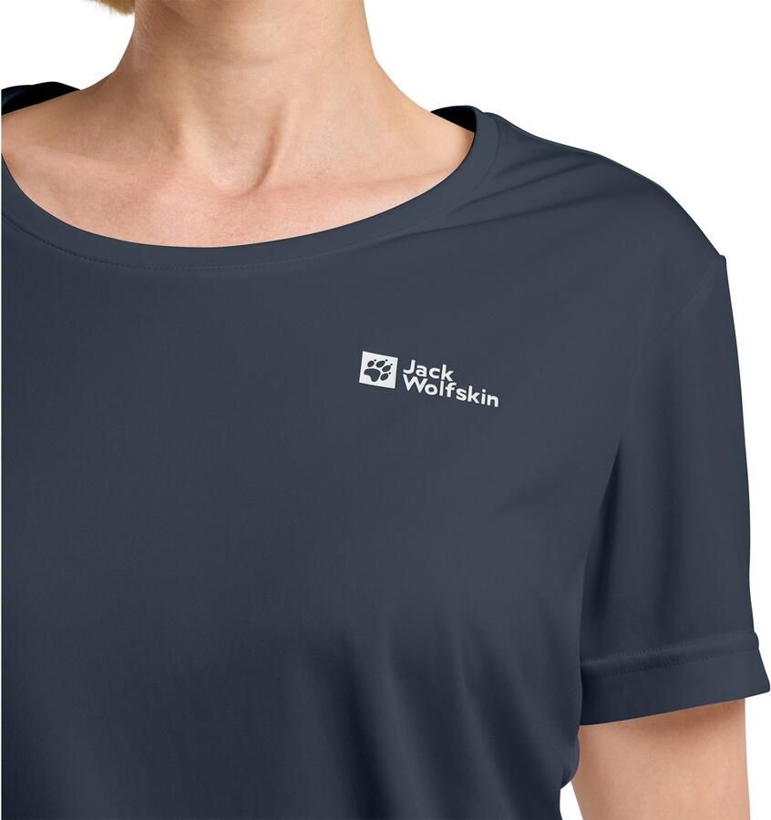 Jack Wolfskin Tech T-Shirt Women Functioneel shirt Dames XXL midnight sky midnight sky