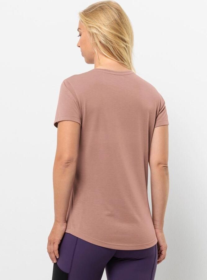 Jack Wolfskin Vonnan S S Graphic T-Shirt Women Functioneel shirt Dames XL rose dawn Rose Dawn