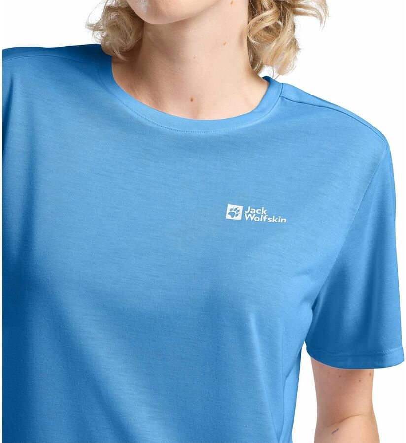 Jack Wolfskin Vonnan S|S T-Shirt Women Functioneel shirt Dames XXL mid blue mid blue - Foto 2