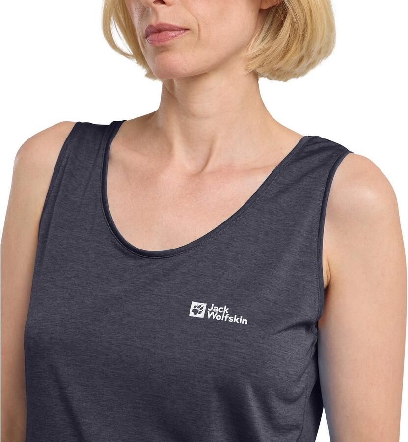 Jack Wolfskin Crosstrail Tank Women Functioneel topje Dames XXL graphite - Foto 1