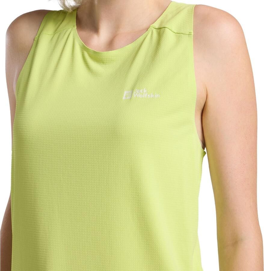 Jack Wolfskin Prelight Stride Tank Women Functioneel topje Dames XL cool matcha cool matcha - Foto 4