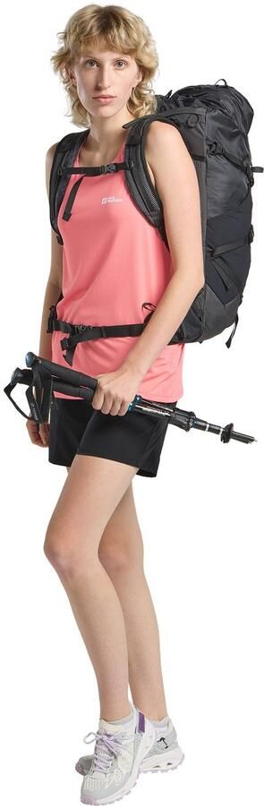 Jack Wolfskin Prelight Stride Tank Women Functioneel topje Dames XL sunset coral sunset coral - Foto 8