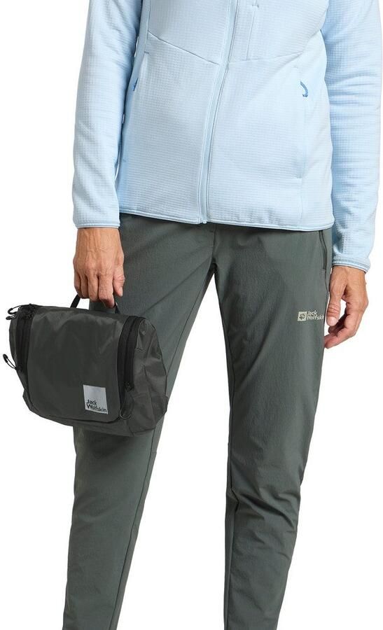Jack Wolfskin Wandermood Washbag Toilettas om op te hangen One Size granite black granite black - Foto 8