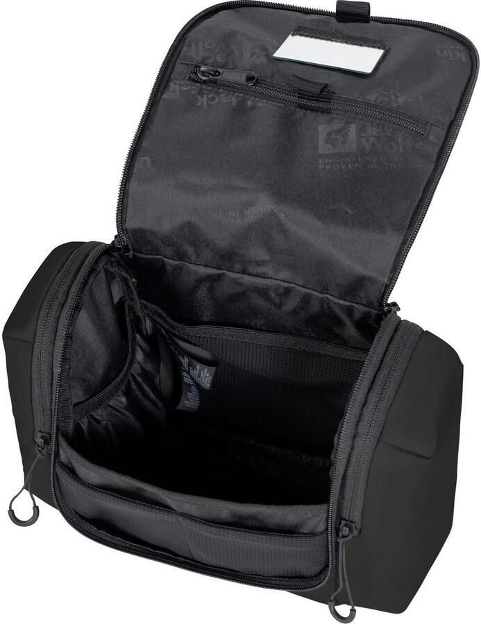 Jack Wolfskin Wandermood Washbag Toilettas om op te hangen One Size granite black granite black - Foto 5