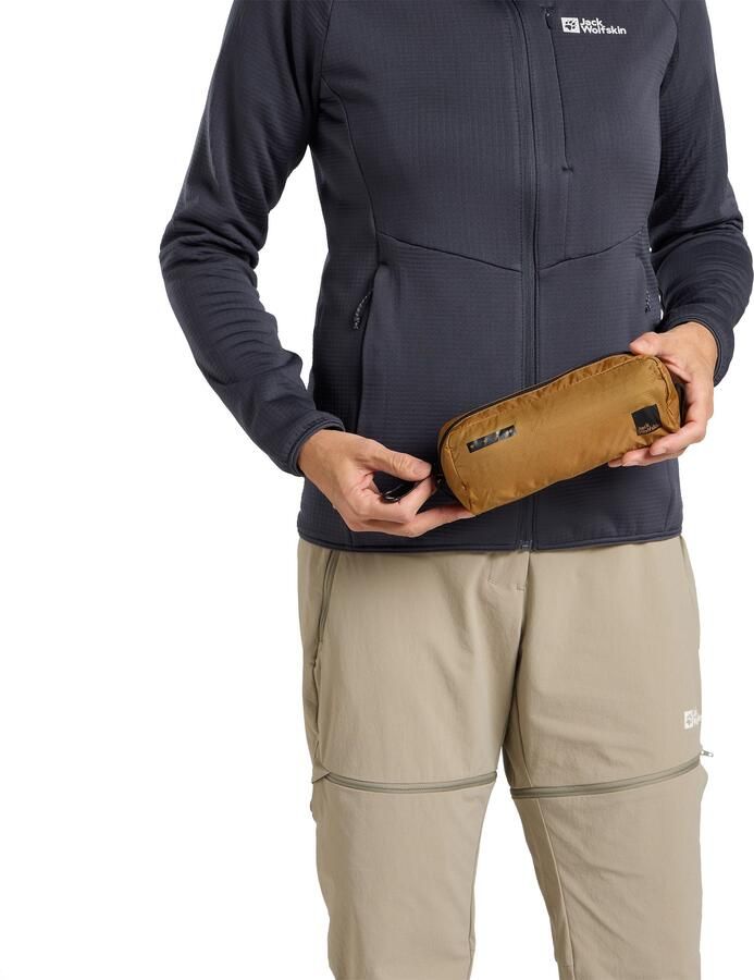 Jack Wolfskin Wandermood Washbag Mini Toilettas om op te hangen One Size salted caramel Salted Caramel - Foto 5