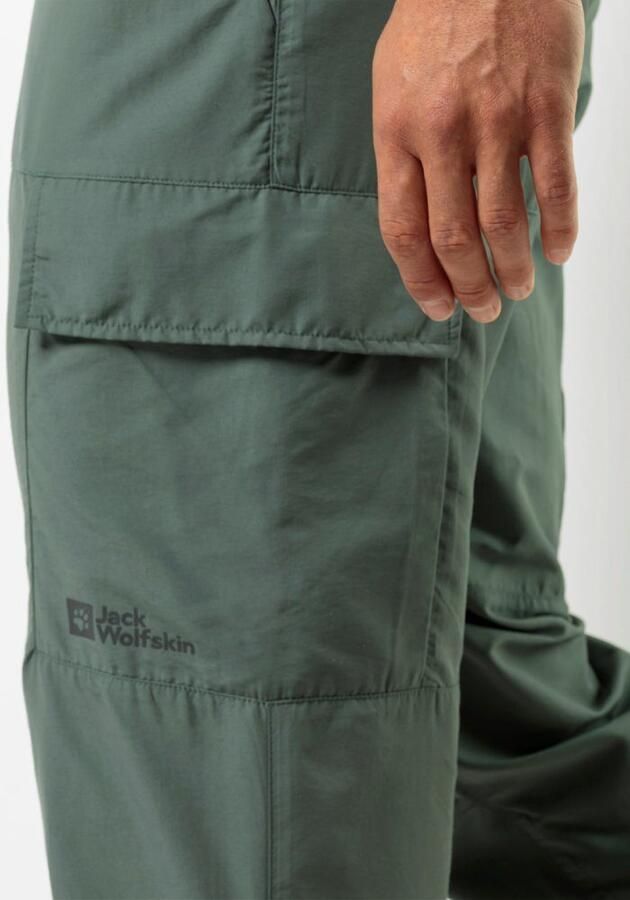 Jack Wolfskin Barrier Pant Men Wandelbroek met bescherming tegen muggen en zon Heren 46 hedge green Hedge Green - Foto 2