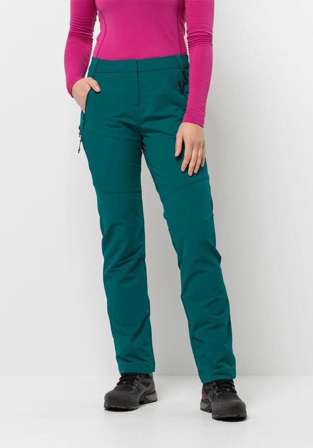 Jack Wolfskin Glastal Winter Pants Women Lange broek Dames 34 sea green sea green - Foto 6