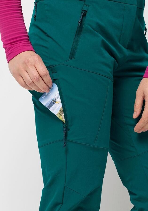 Jack Wolfskin Glastal Winter Pants Women Lange broek Dames 34 sea green sea green - Foto 3