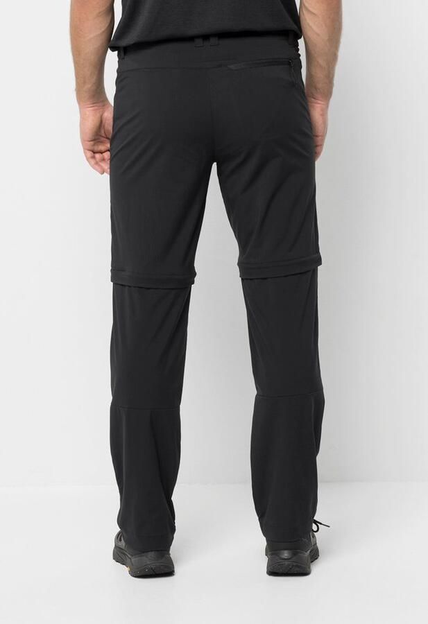 Jack Wolfskin Glastal Zip Off Pants Men Zip-Off-wandelbroek Heren 58 zwart black - Foto 3