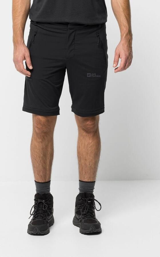 Jack Wolfskin Glastal Zip Off Pants Men Zip-Off-wandelbroek Heren 58 zwart black - Foto 4