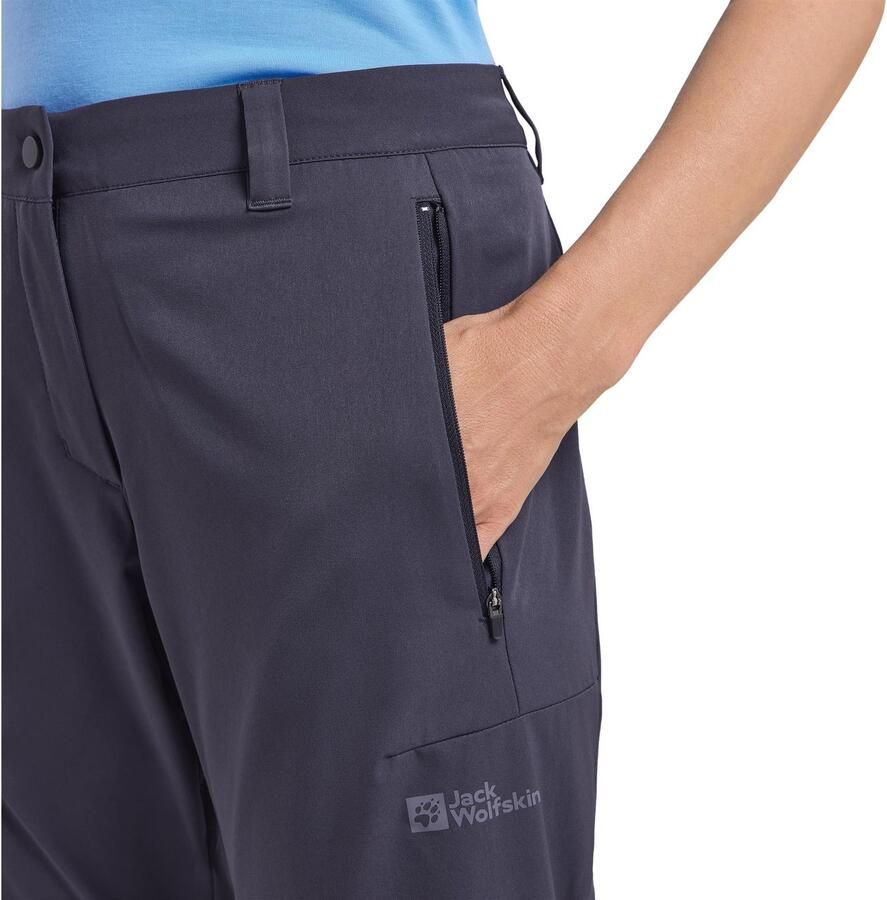 Jack Wolfskin Hiking Alpine Pants Women Softshell-wandelbroek Dames 34 graphite