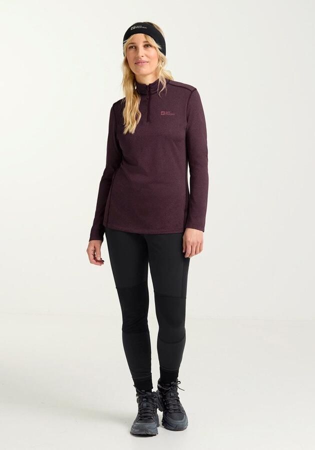 Jack Wolfskin SKY Thermal HZ Women Functioneel shirt met lange mouwen Dames XXL amaranth - Foto 5