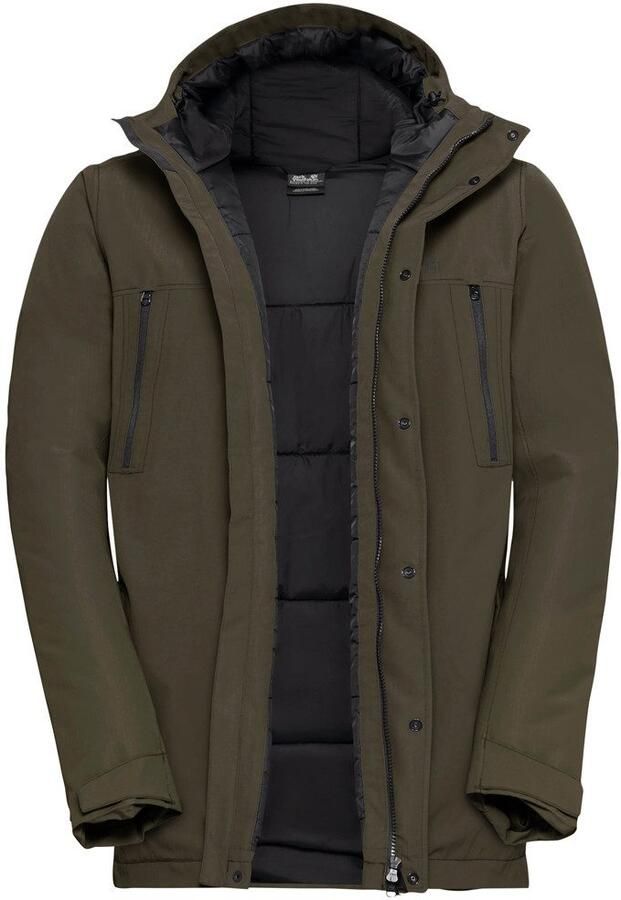 Jack Wolfskin Glacier Shield Jacket Men Isolerend jack Heren XXXL obsidian moss obsidian moss - Foto 6