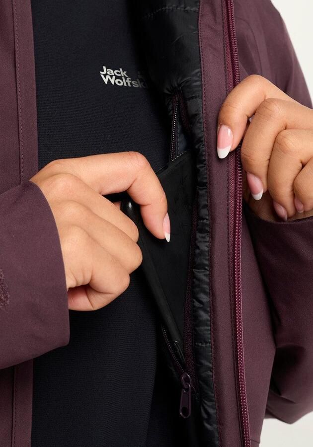 Jack Wolfskin Heidelstein Ins Jacket Women Waterdicht winterjack Dames XXL amaranth - Foto 2
