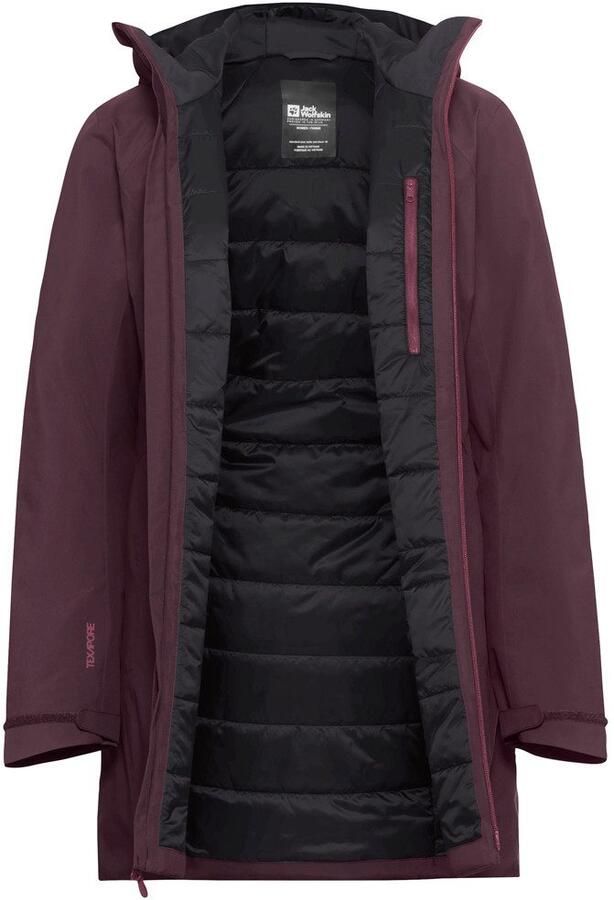 Jack Wolfskin Heidelstein Ins Jacket Women Waterdicht winterjack Dames XXL amaranth - Foto 6