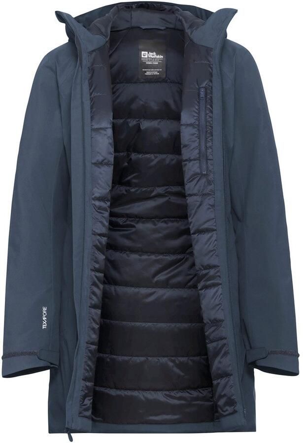 Jack Wolfskin Heidelstein Ins Jacket Women Waterdicht winterjack Dames XXL midnight sky midnight sky - Foto 6