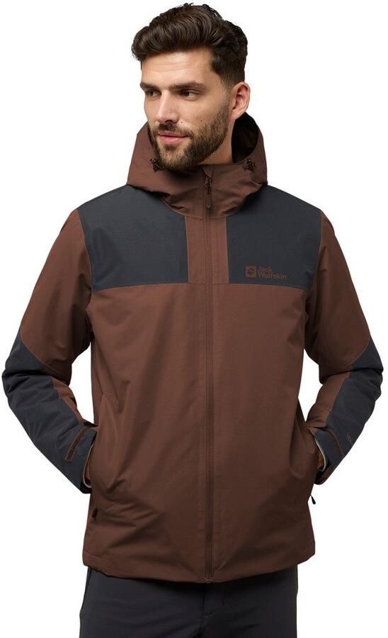 Jack Wolfskin Jasper Ins Jacket Men Waterdicht winterjack Heren XXXL hot choc hot choc - Foto 10
