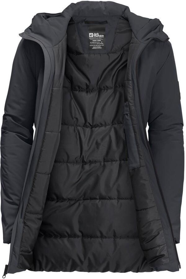 Jack Wolfskin Luisenplatz Jacket Women Waterdicht winterjack Dames XXL phantom - Foto 4