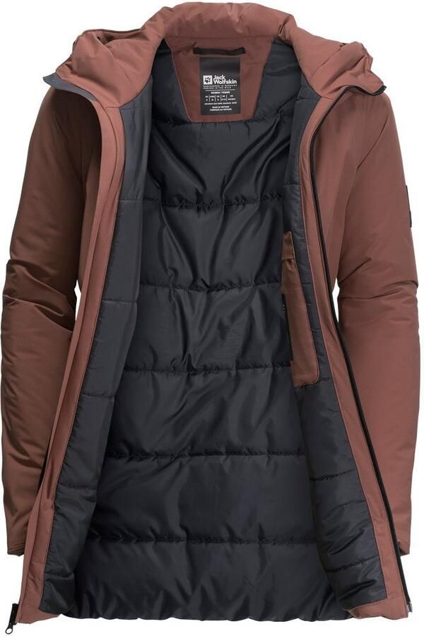 Jack Wolfskin Luisenplatz Jacket Women Waterdicht winterjack Dames XXL wild ginger wild ginger - Foto 4