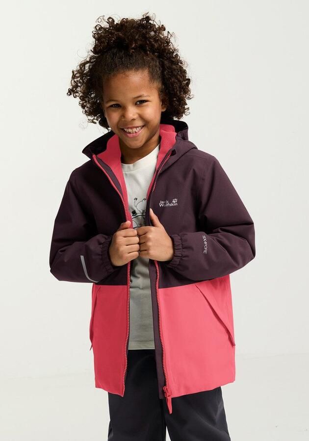 Jack Wolfskin Snow Days Jacket Kids Winterjack Kinderen 104 amaranth - Foto 4