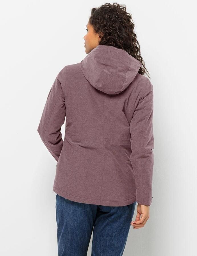 Jack Wolfskin Snowy Park Jacket Women Waterdicht winterjack Dames XXL boysenberry